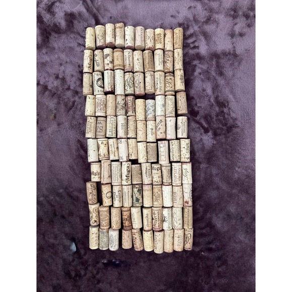 Lot of 100 Wine Corks All Real Cork * No champagne or synthetics Crafting Corks - Picture 5 of 6